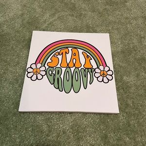 Cute Wall Signs Groovy 70's